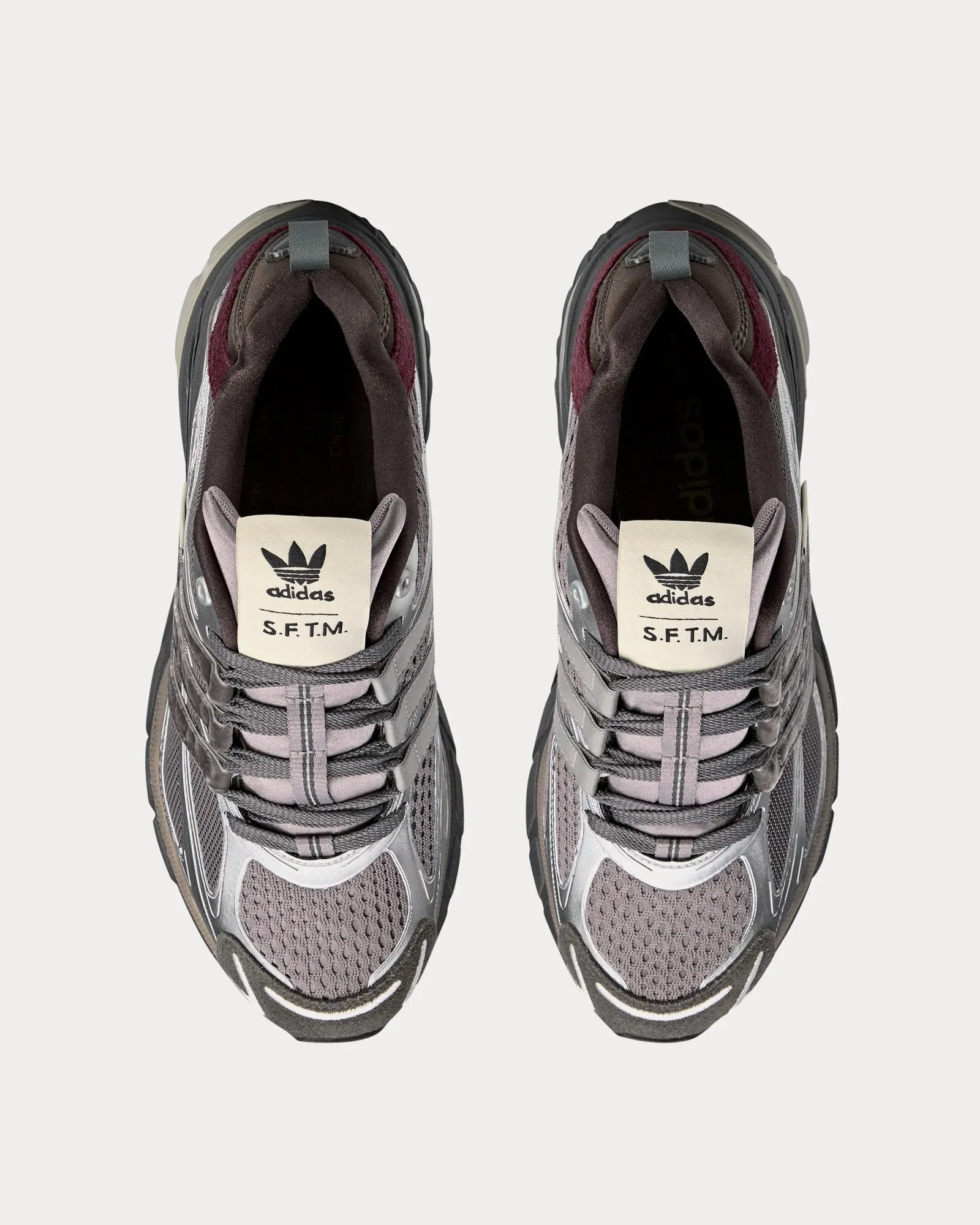 Adistar Cushion Taupe Met. / Granite / Silver Metallic Low Top Sneakers