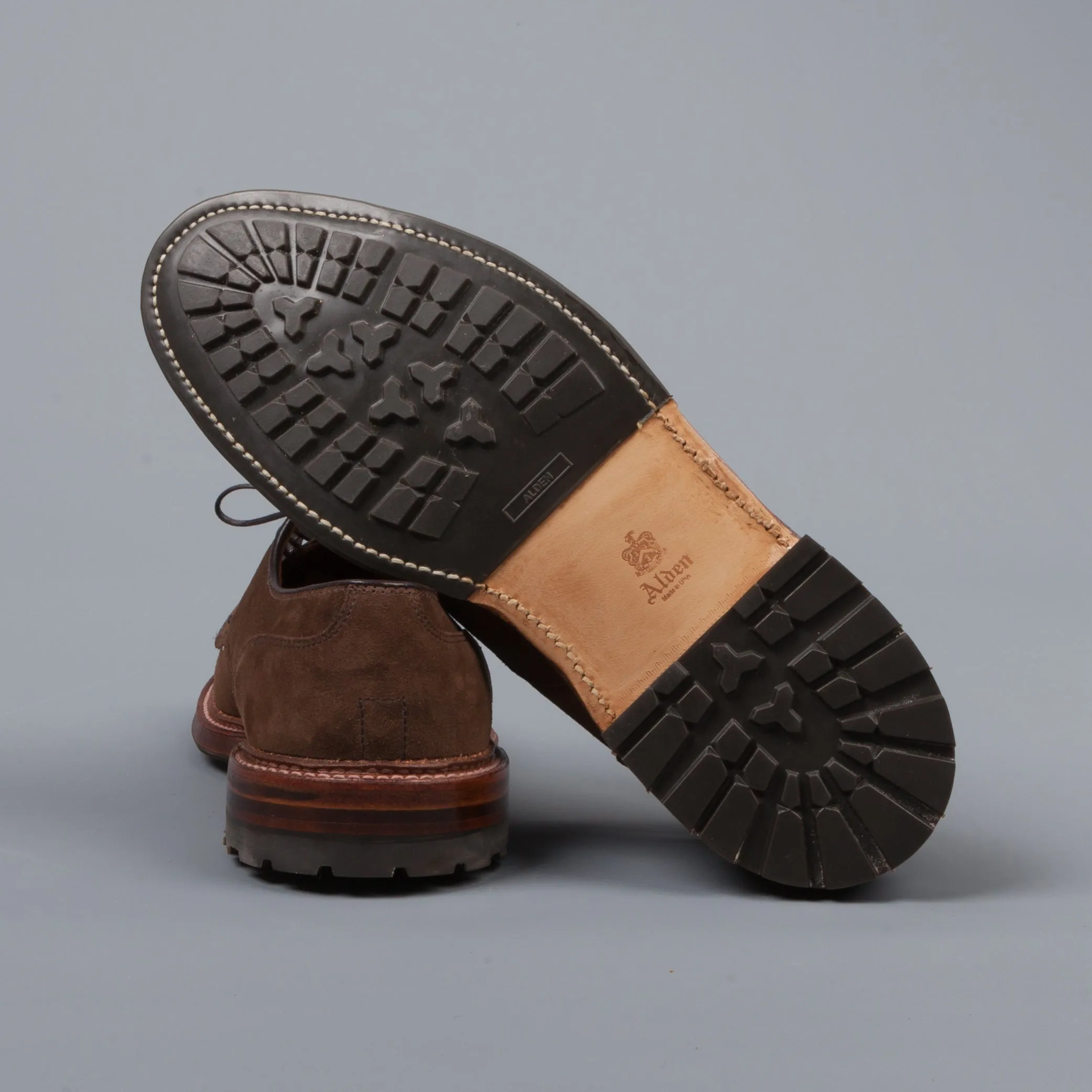 Alden x Frans Boone Humus suede NST on commando sole
