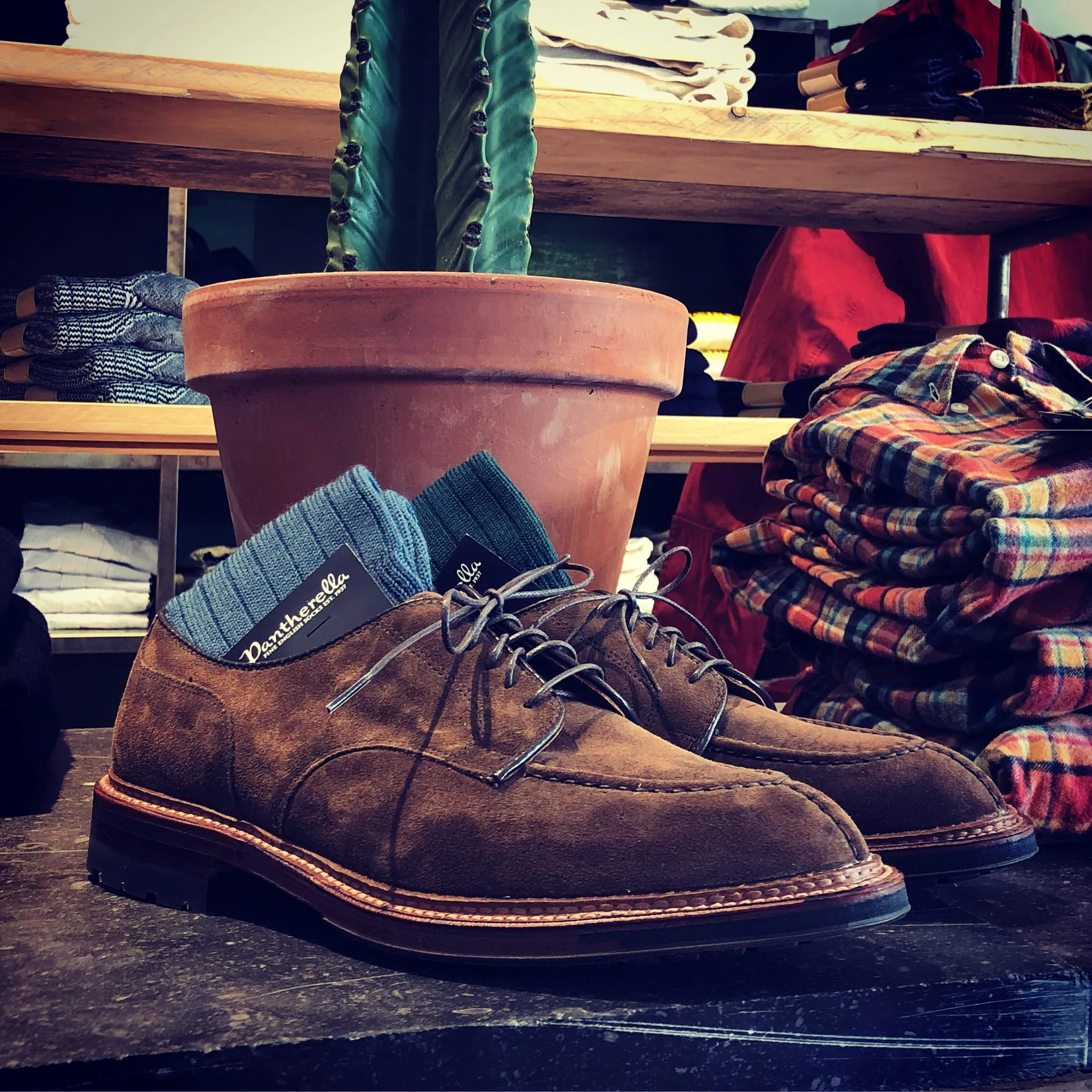 Alden x Frans Boone Humus suede NST on commando sole