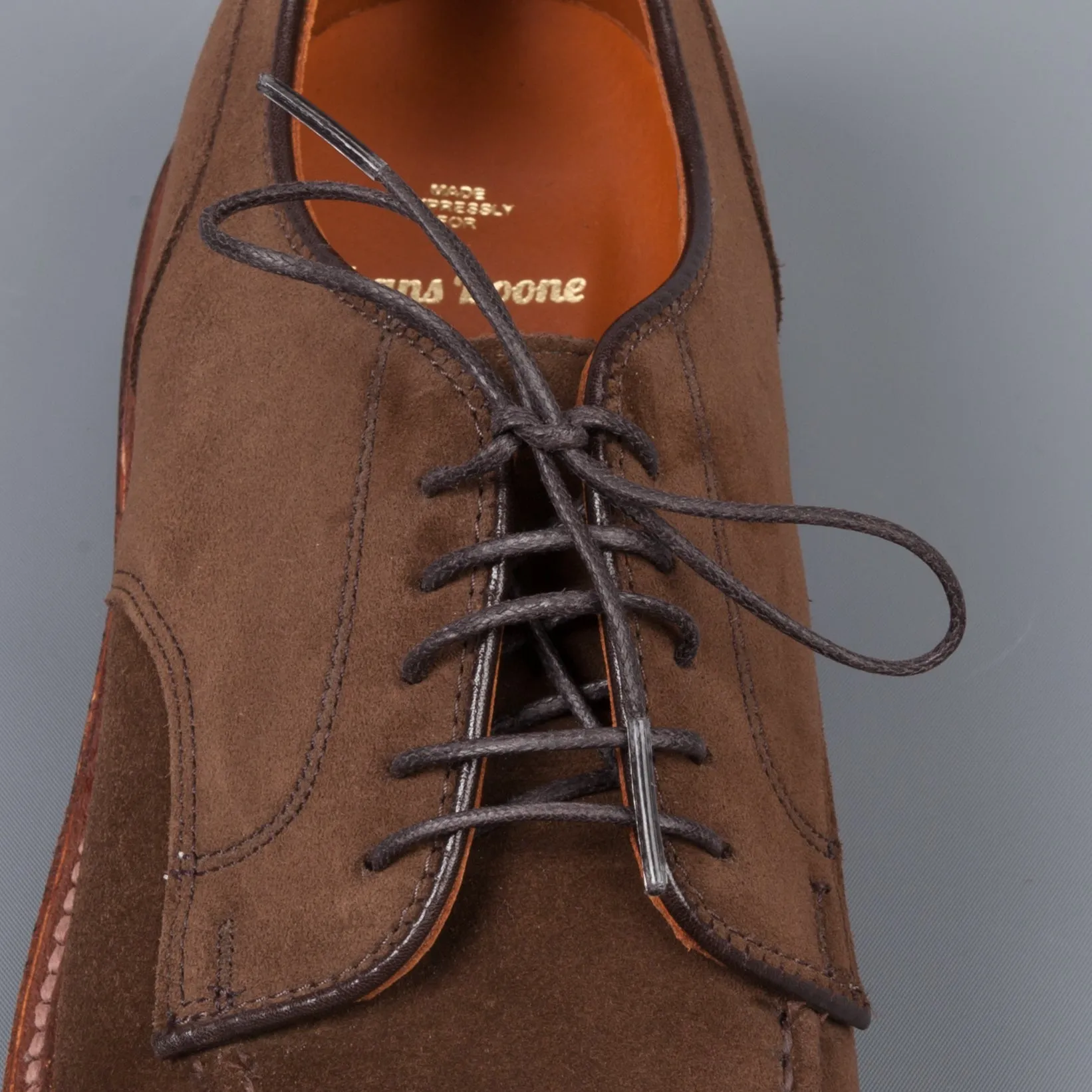 Alden x Frans Boone Humus suede NST on commando sole
