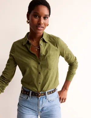 Amelia Jersey Shirt-Mayfly