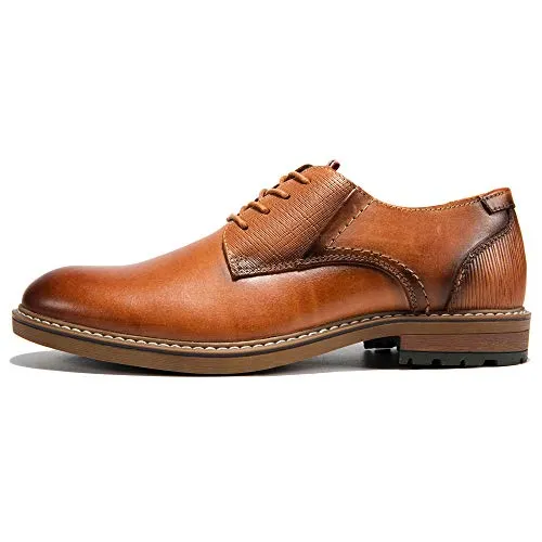 Arkbird Men's Classic Stylish Genuine Leather Plain Toe Oxford Dress Shoe for Business Work Oxfords Derbys Mens 6