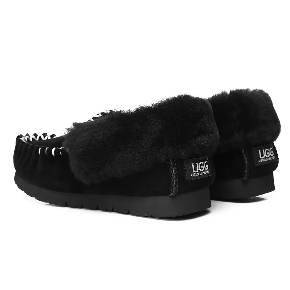 Australian Shepherd UGG® MENS POPO MOCCASINS BIG SIZE