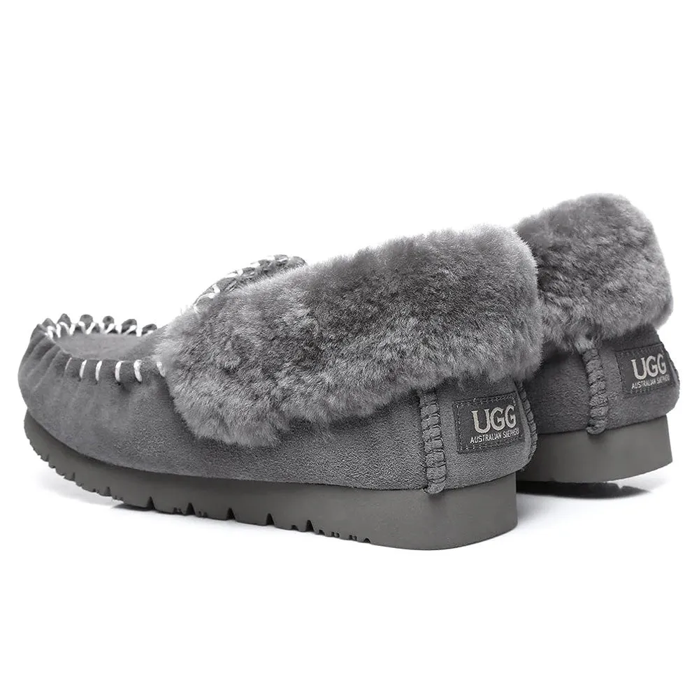 Australian Shepherd UGG® MENS POPO MOCCASINS BIG SIZE