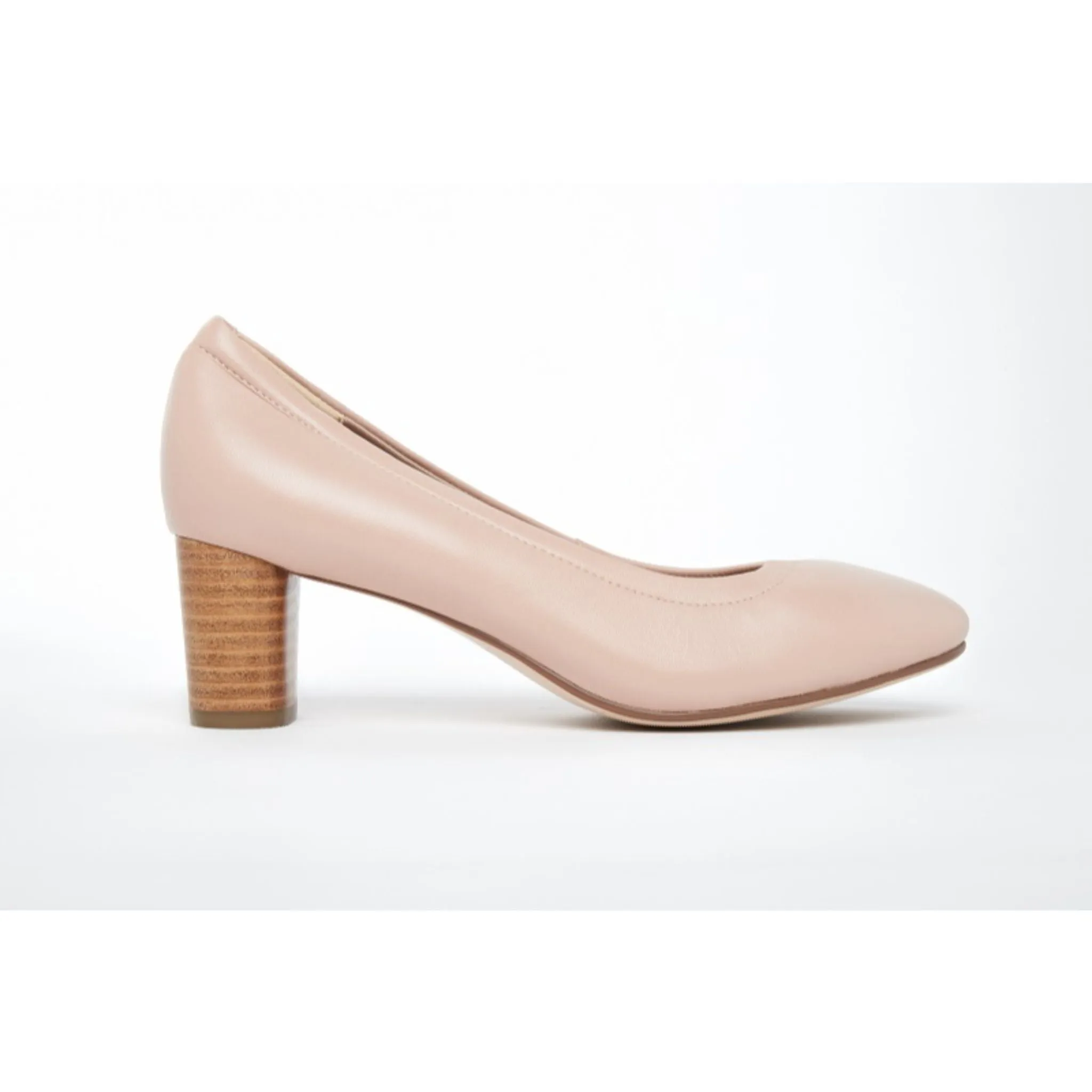 Barani Classic Leather 5cm Heels 9031 Nude