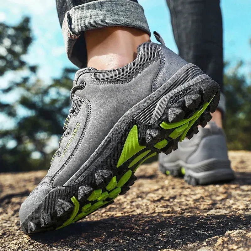 Booties Man Soccer Walker Work Sneakers For Men Winter Footwear Men's Hiking Shoes Original Brand Tennis Mountaineering Tennis