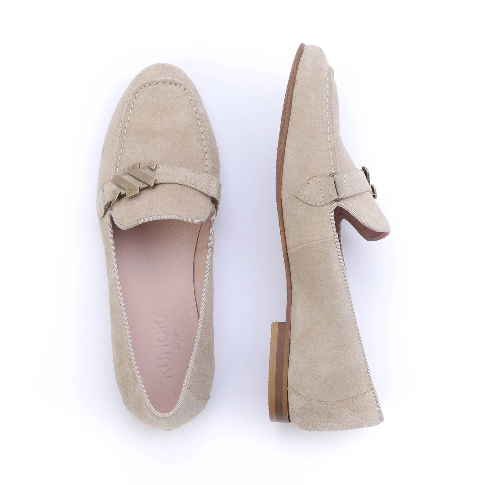 CARLA moccasin - nubuck sand