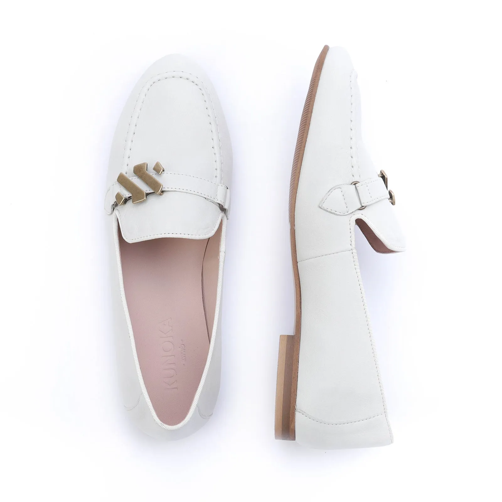 CARLA moccasin - off white