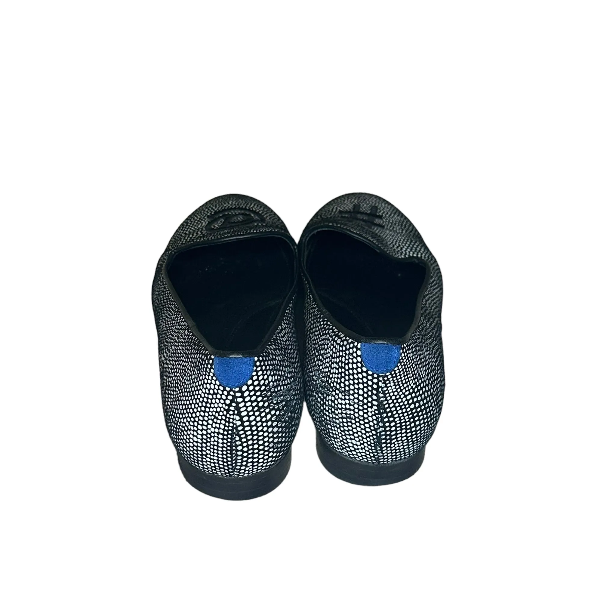 CHATELLES Black & Silver Hashtag Loafers
