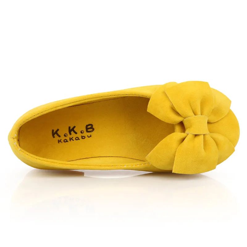 Chiximaxu Little Girl's Bow Mary Jane Slip on Dress Shoe