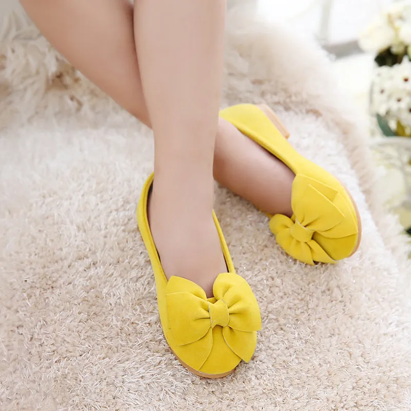 Chiximaxu Little Girl's Bow Mary Jane Slip on Dress Shoe