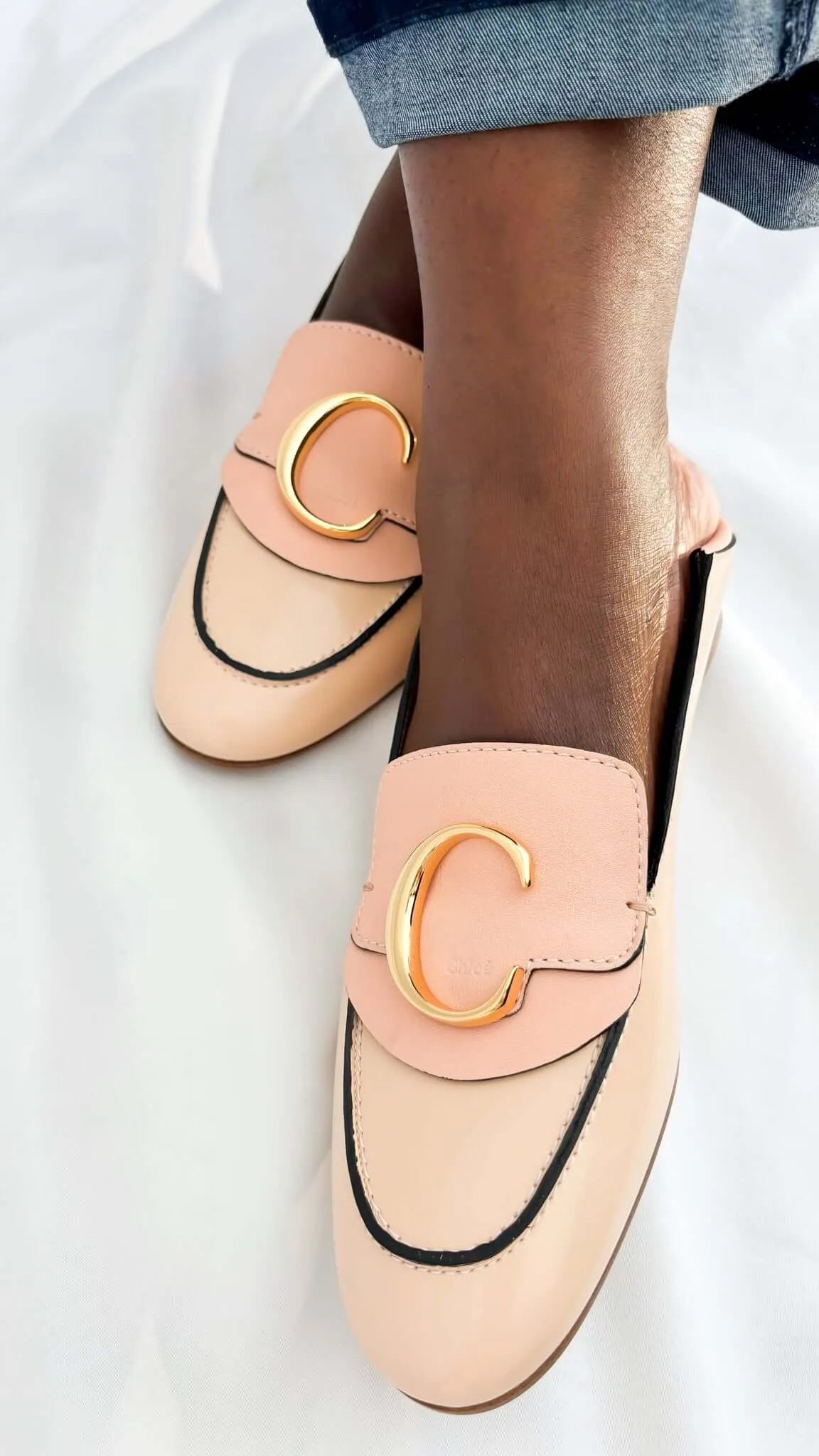 Chloe C Loafers in Pink
