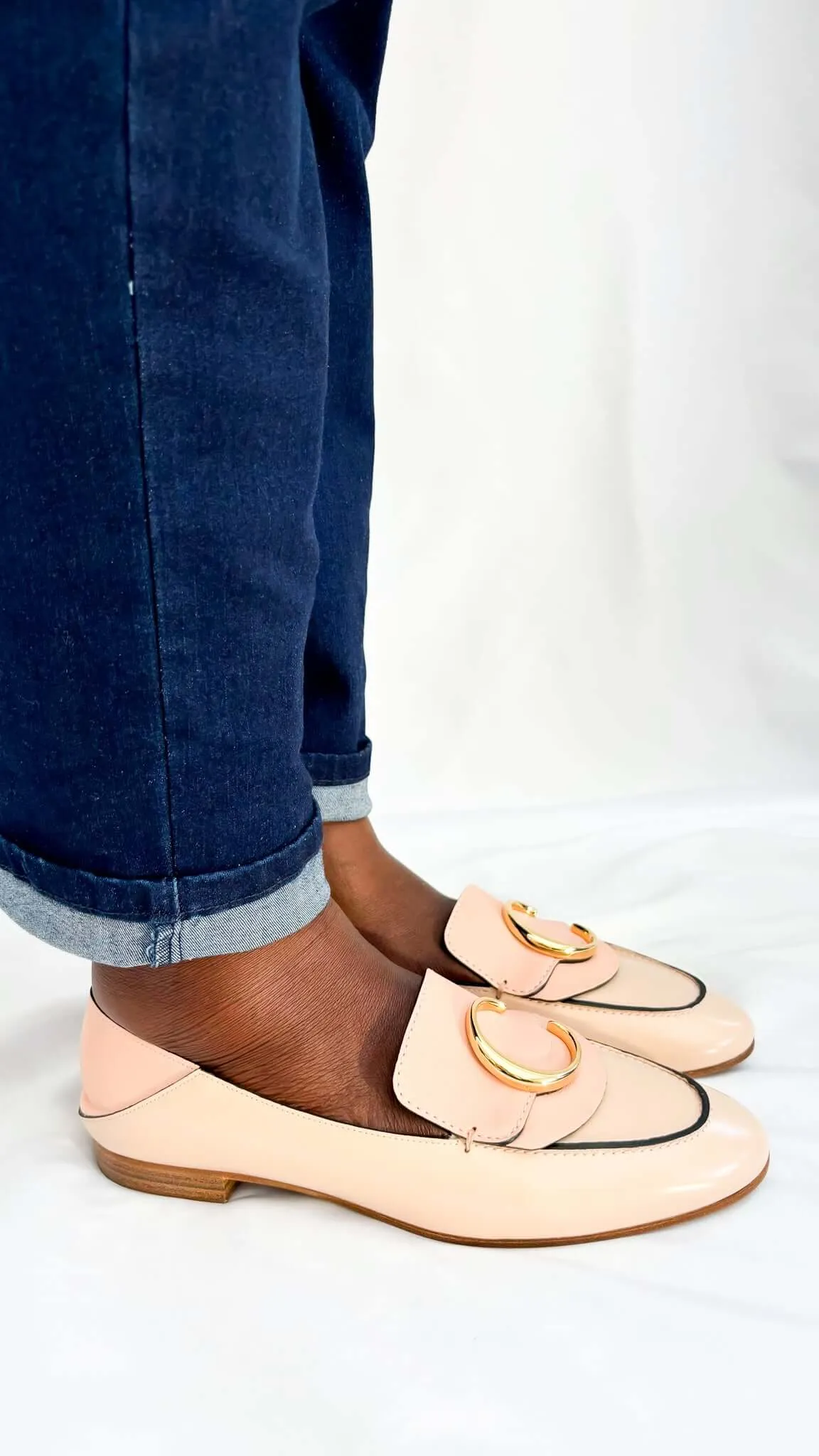 Chloe C Loafers in Pink