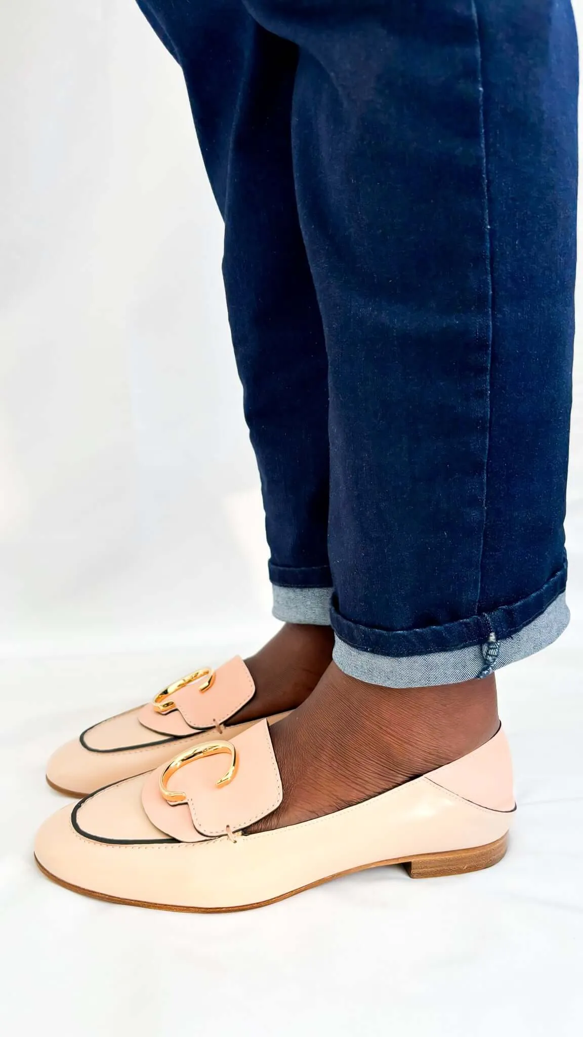 Chloe C Loafers in Pink