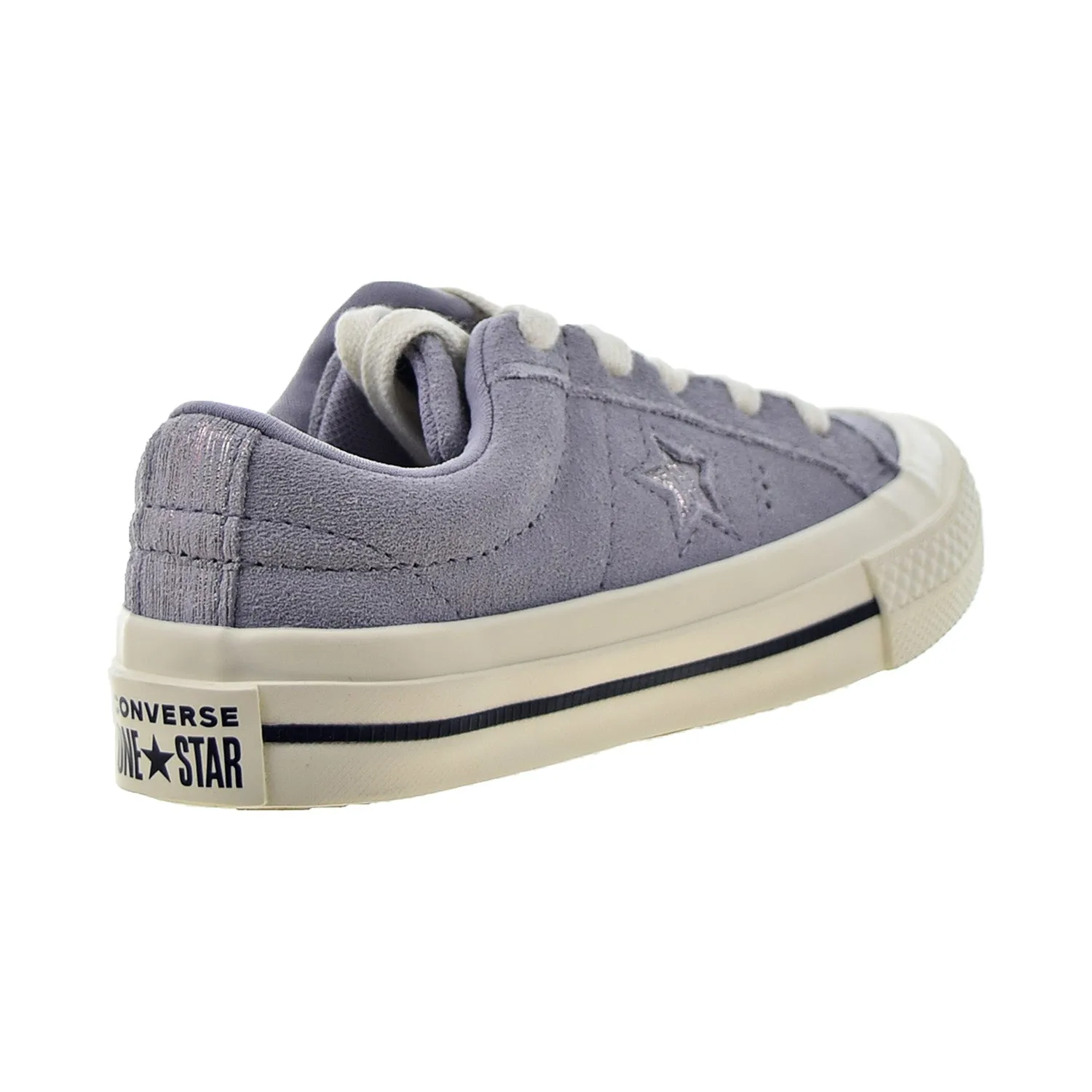 Converse One Star Ox Little Kids' Shoes Provence Purple-Silver