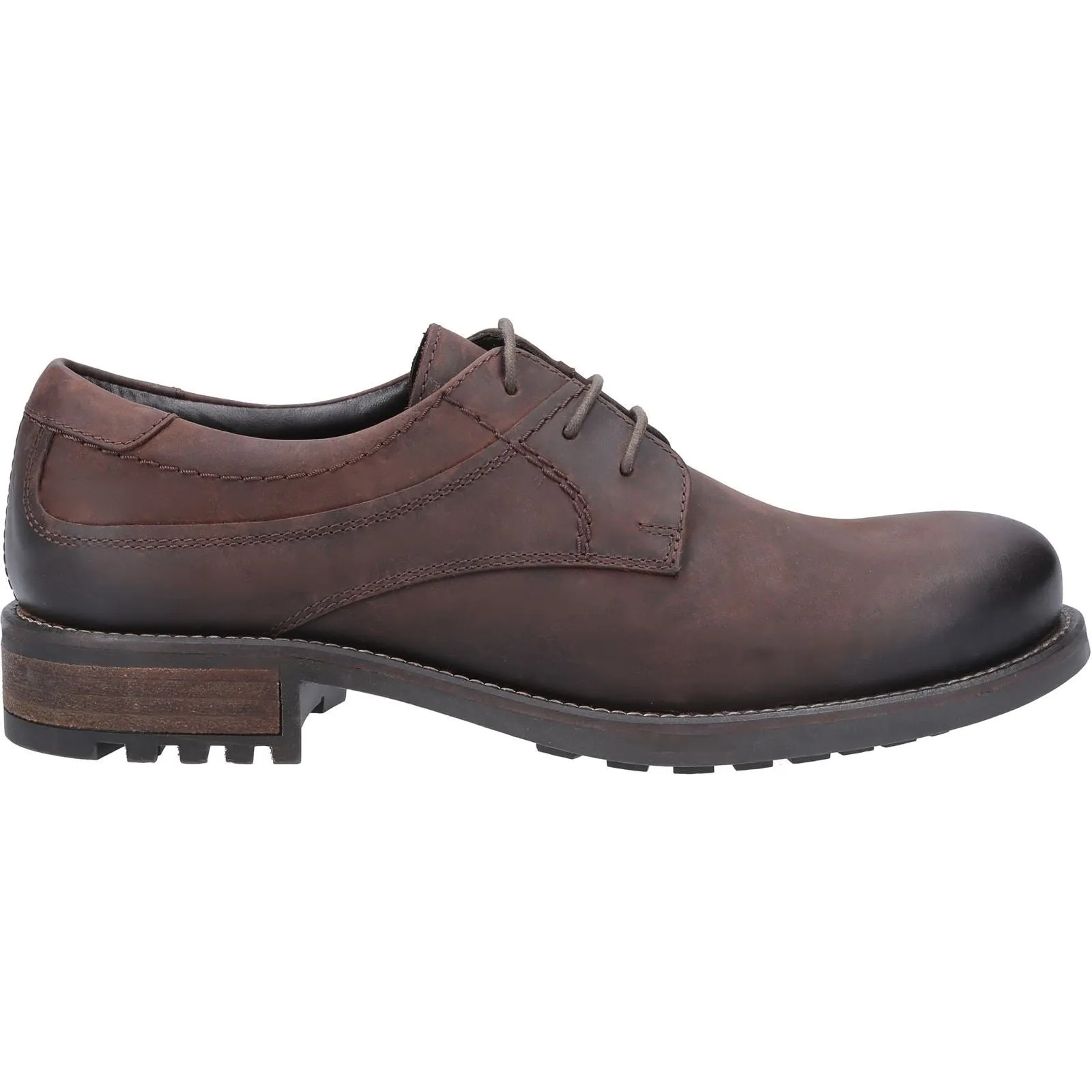 Cotswold Men Classic Shoes - Brookthorpe Plain Toe Derby in Brown, 6-12