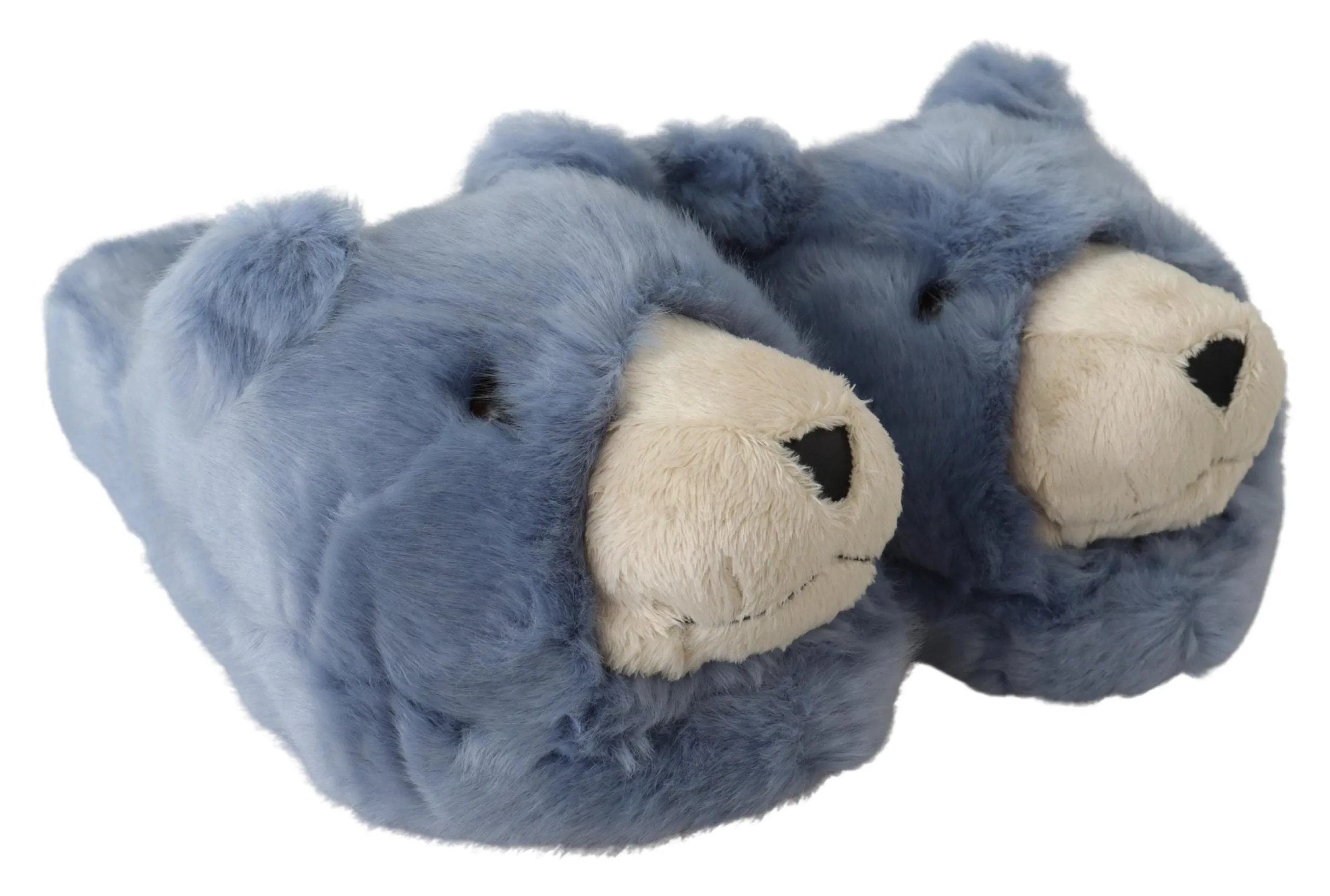 Dolce & Gabbana Chic Teddy Bear Blue Loafers Sko