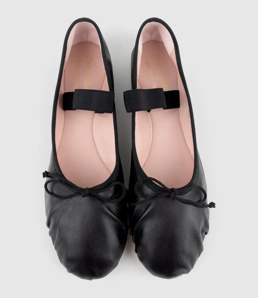 EDEN Ballet with Elastic Strap in Black