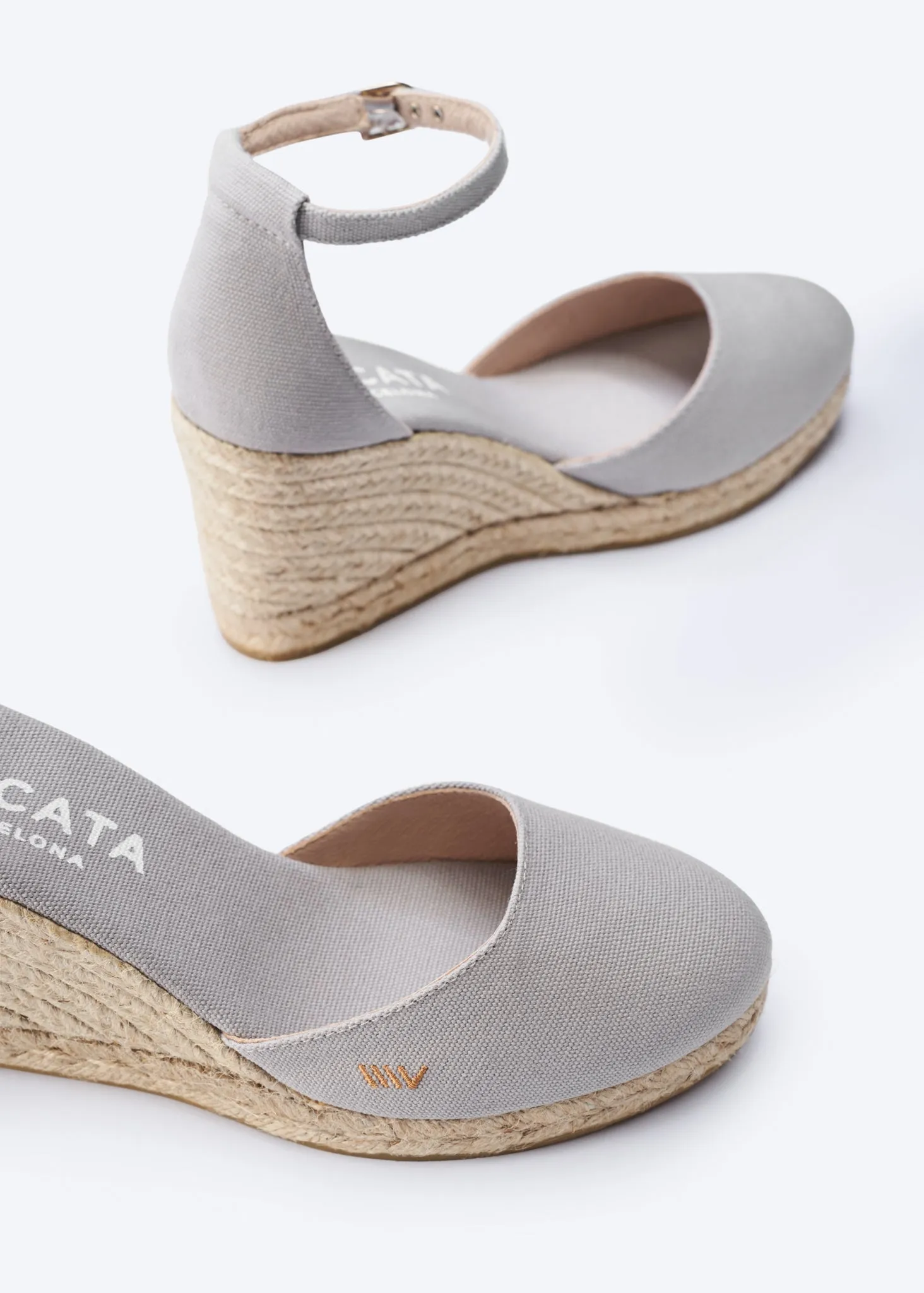 Estartit Canvas Espadrille Wedges by Viscata