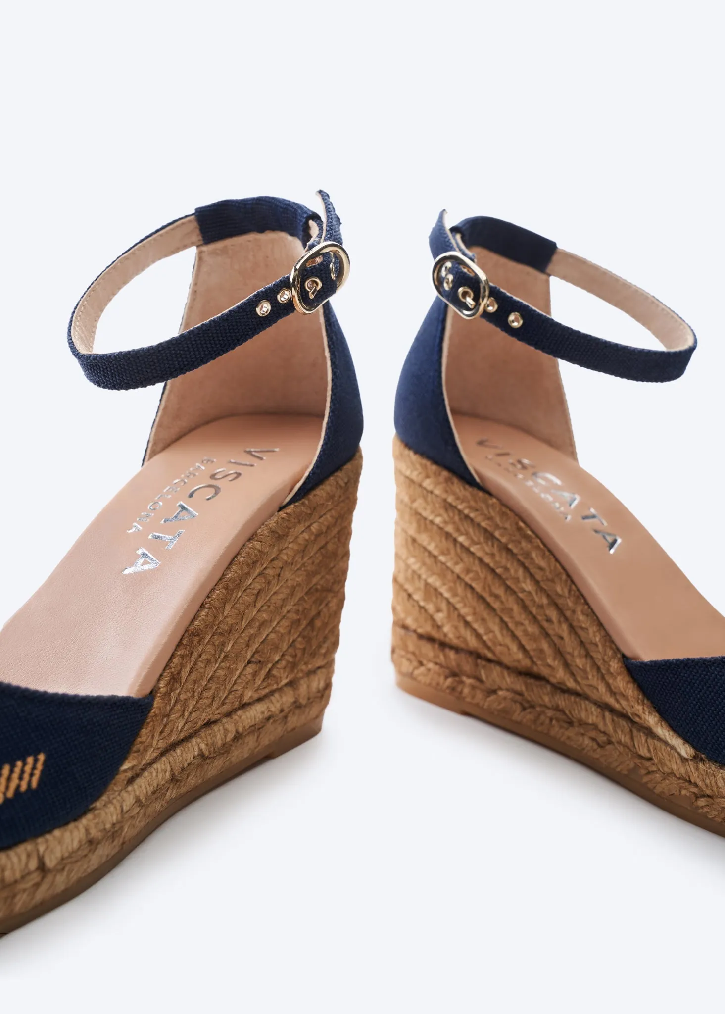 Estartit Canvas Espadrille Wedges by Viscata