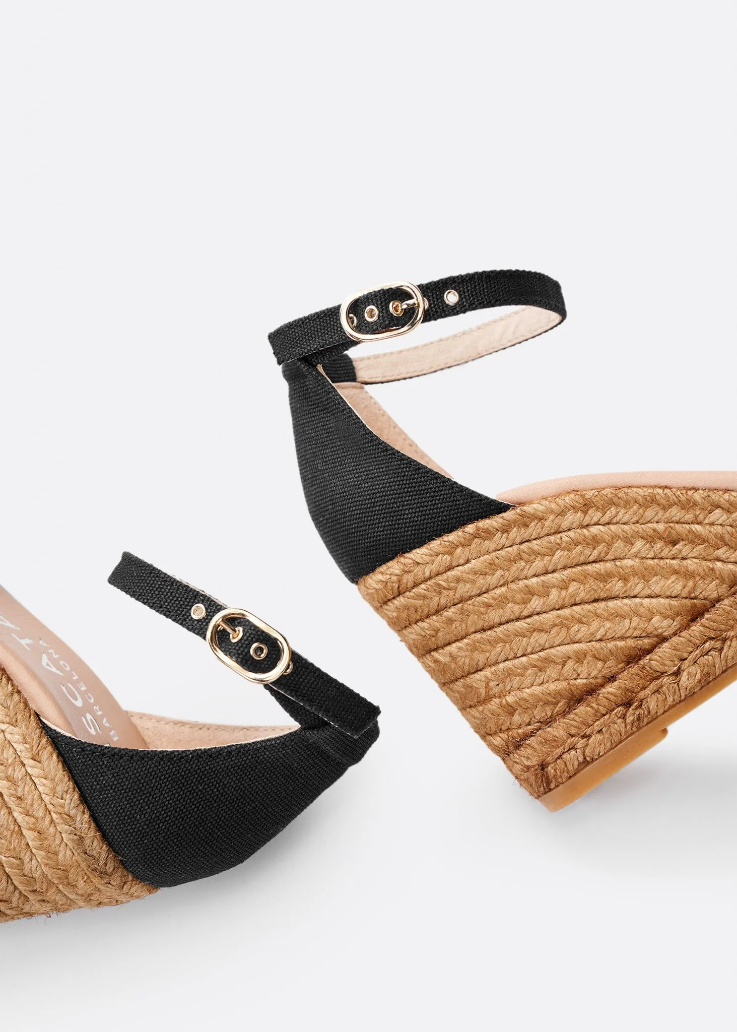 Estartit Canvas Espadrille Wedges by Viscata