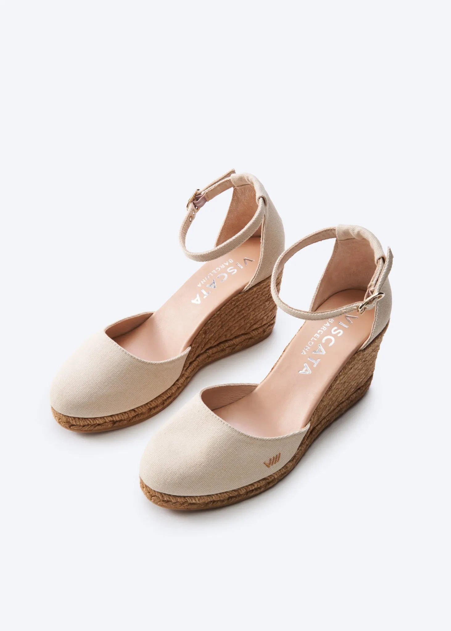 Estartit Canvas Espadrille Wedges by Viscata