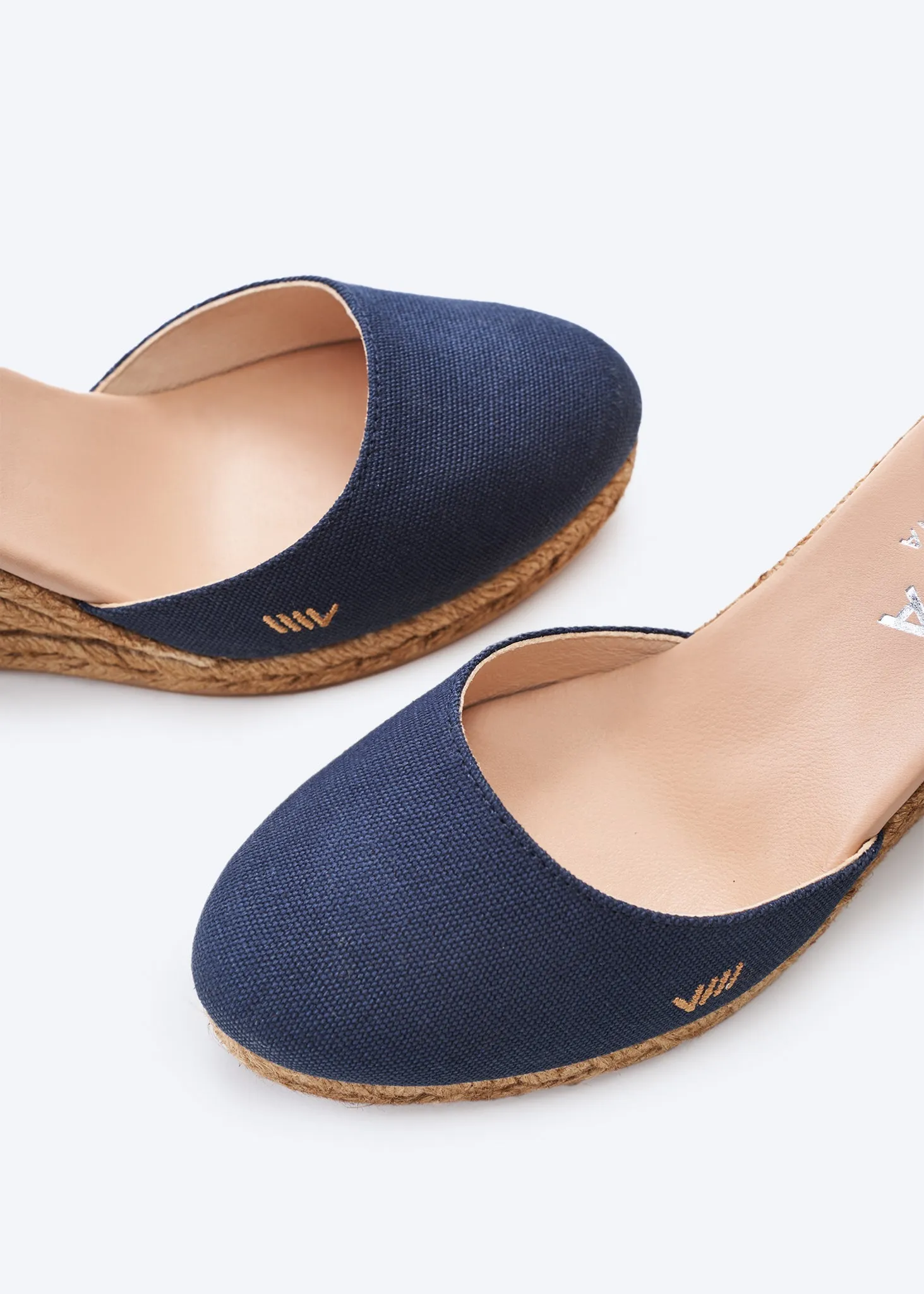 Estartit Canvas Espadrille Wedges by Viscata