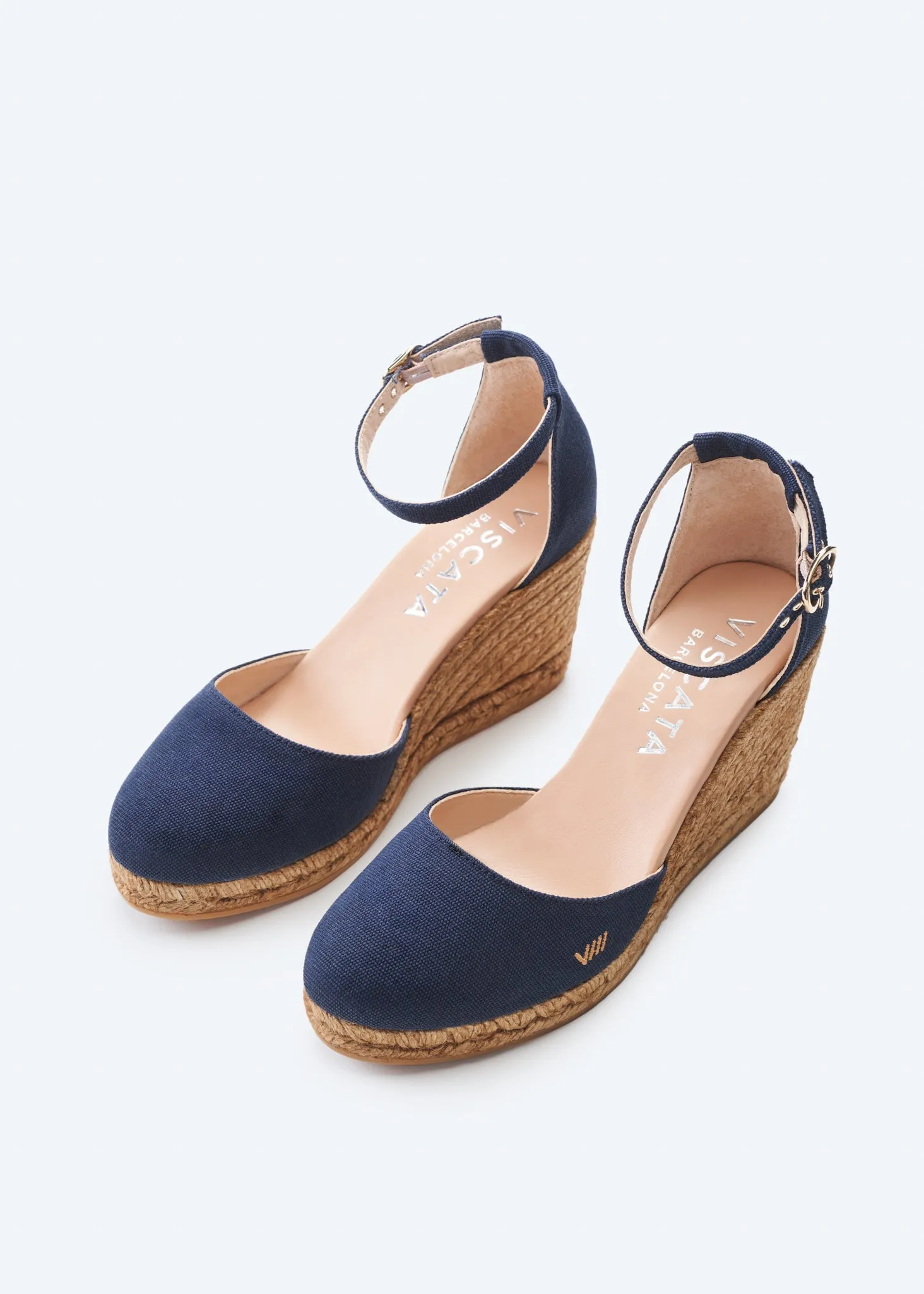 Estartit Canvas Espadrille Wedges by Viscata