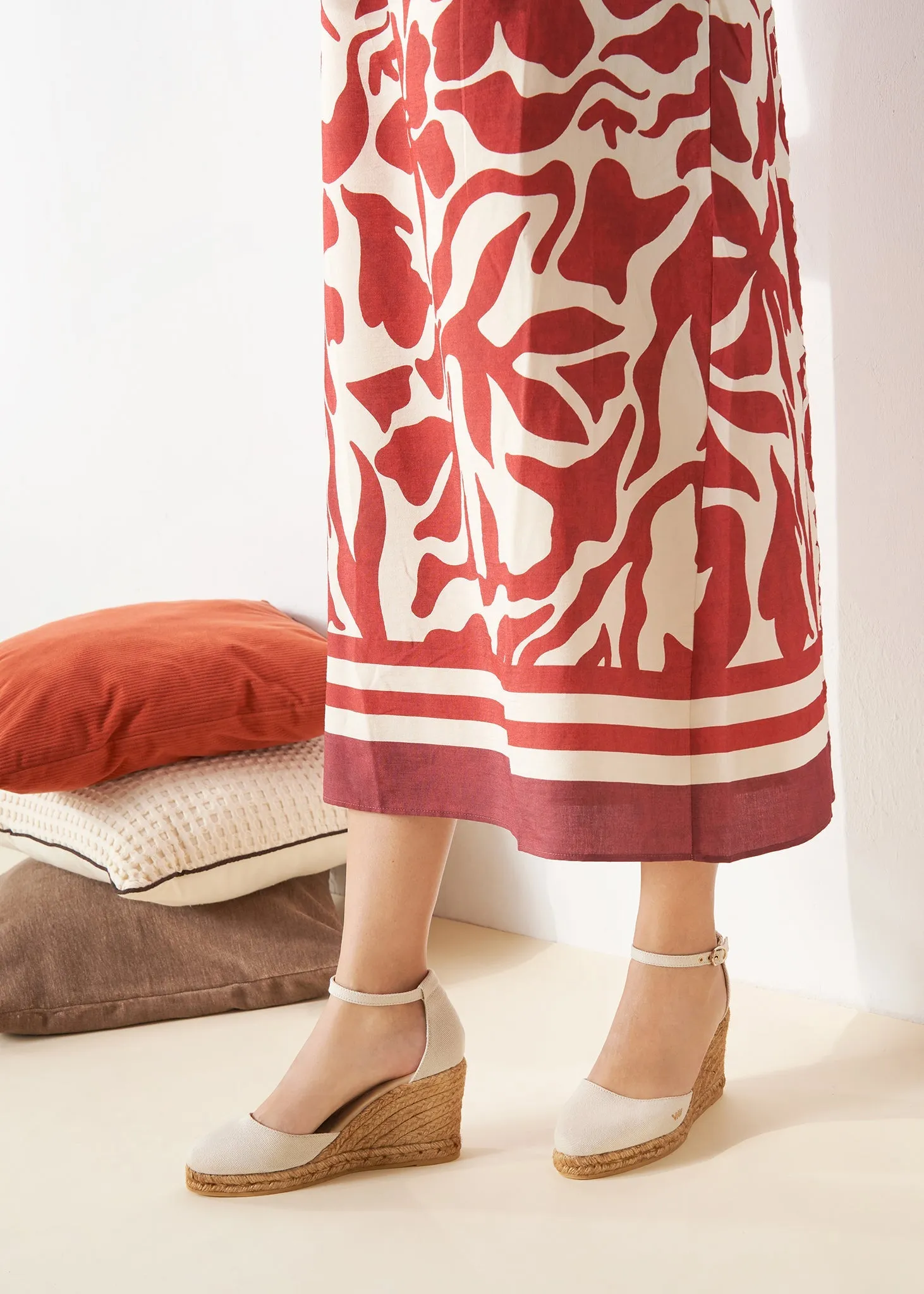 Estartit Canvas Espadrille Wedges by Viscata