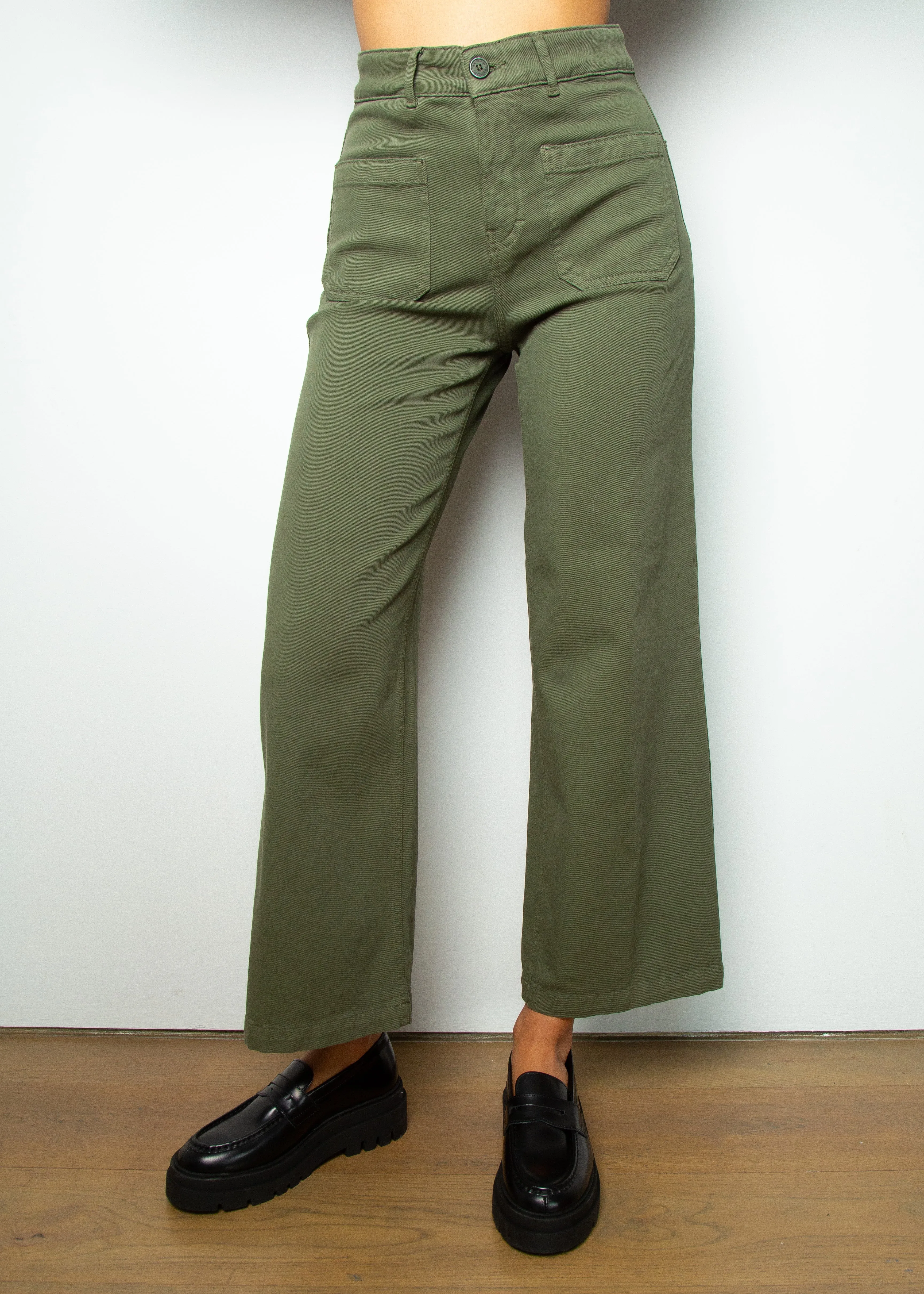 FIVE Lucia Wide Leg in Khaki