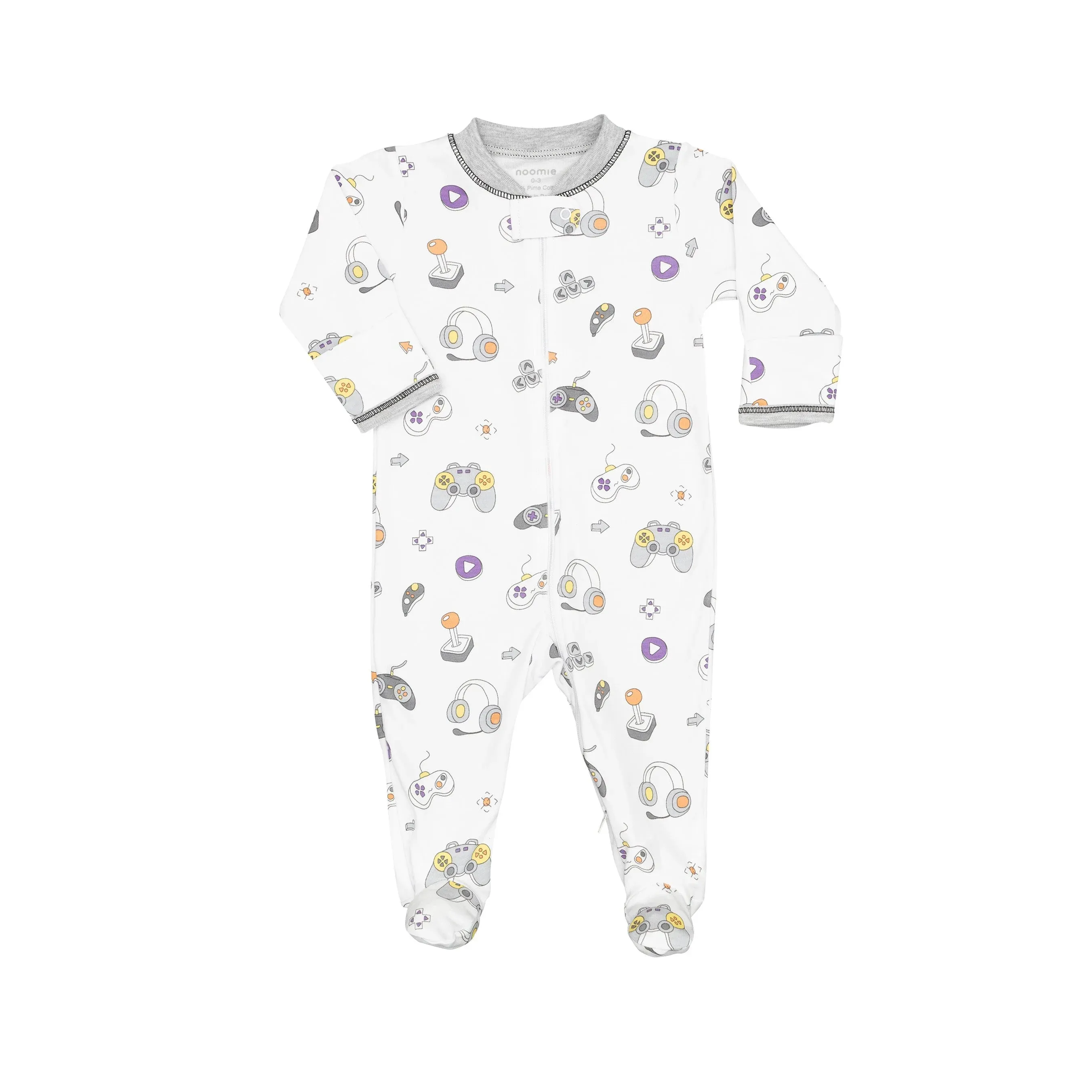 Gamer Zippered Footie