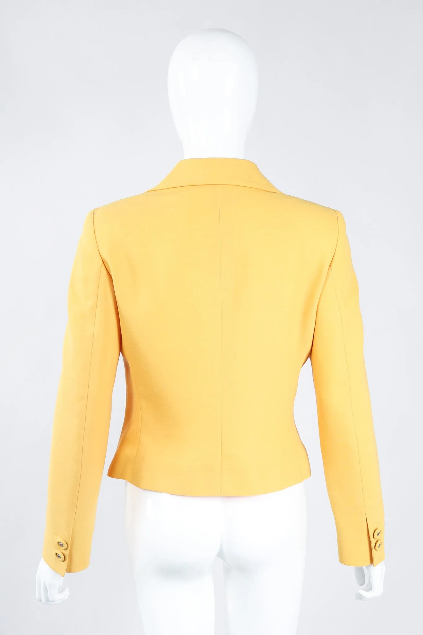 Golden Jacket & Skirt Set