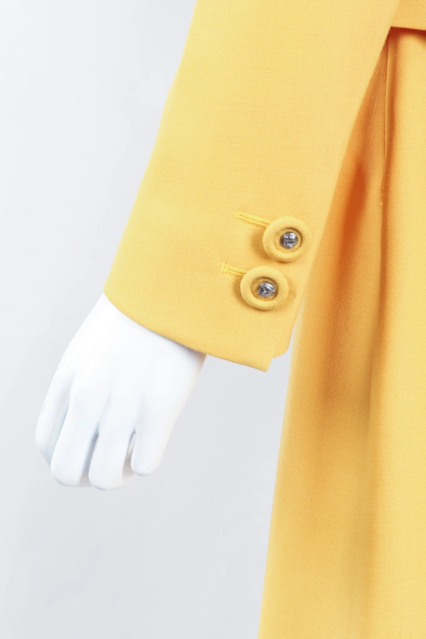 Golden Jacket & Skirt Set