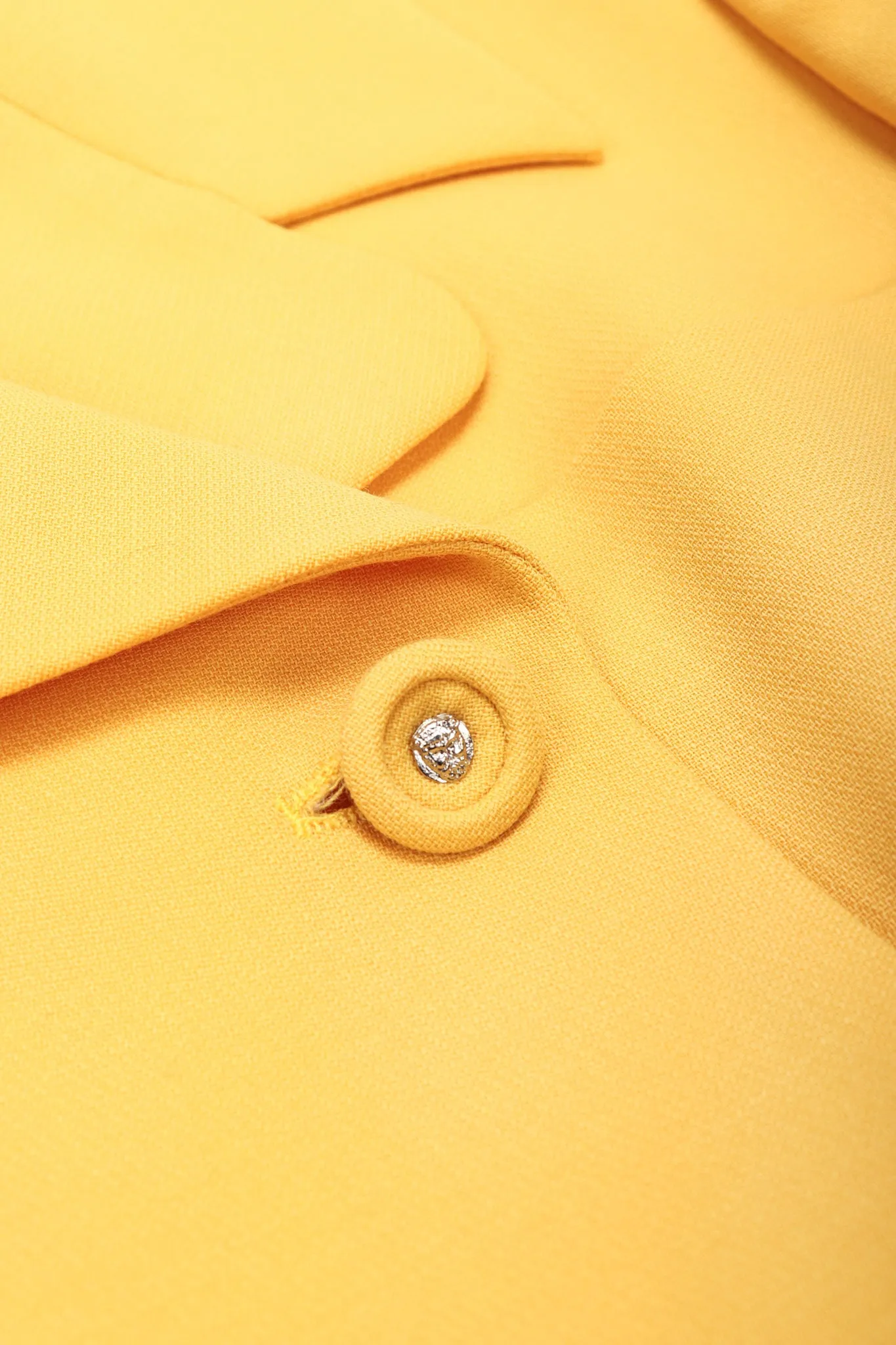 Golden Jacket & Skirt Set