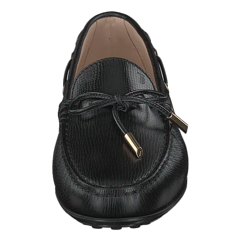 Gommino Moccasins Leather Nero