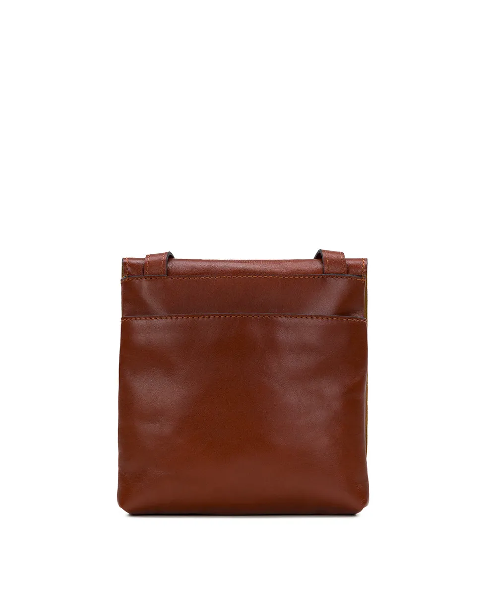 Granada Crossbody - Western Cutout Tooled