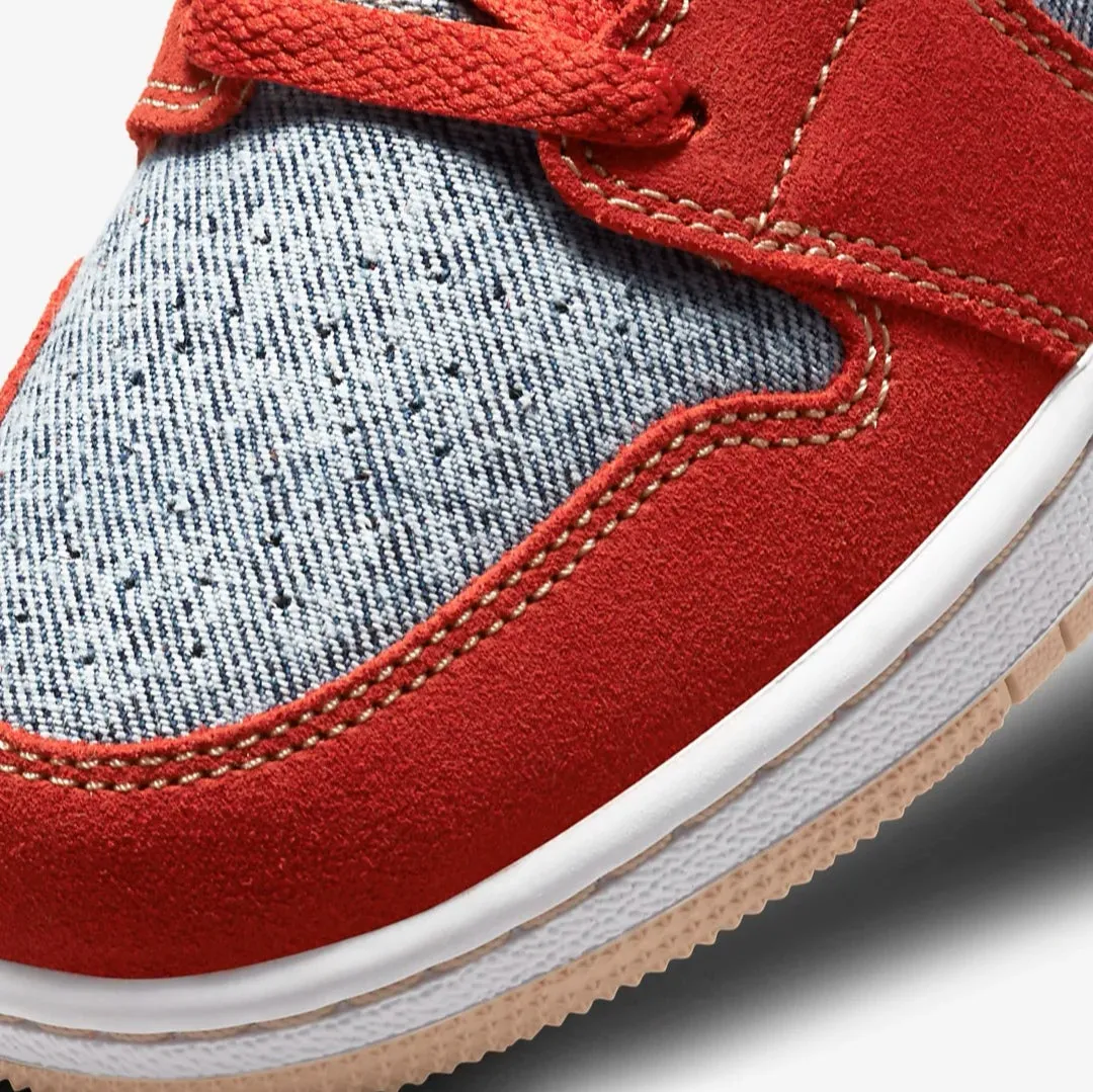 GS Air Jordan 1 Mid SE "Denim" (DM4384-600)