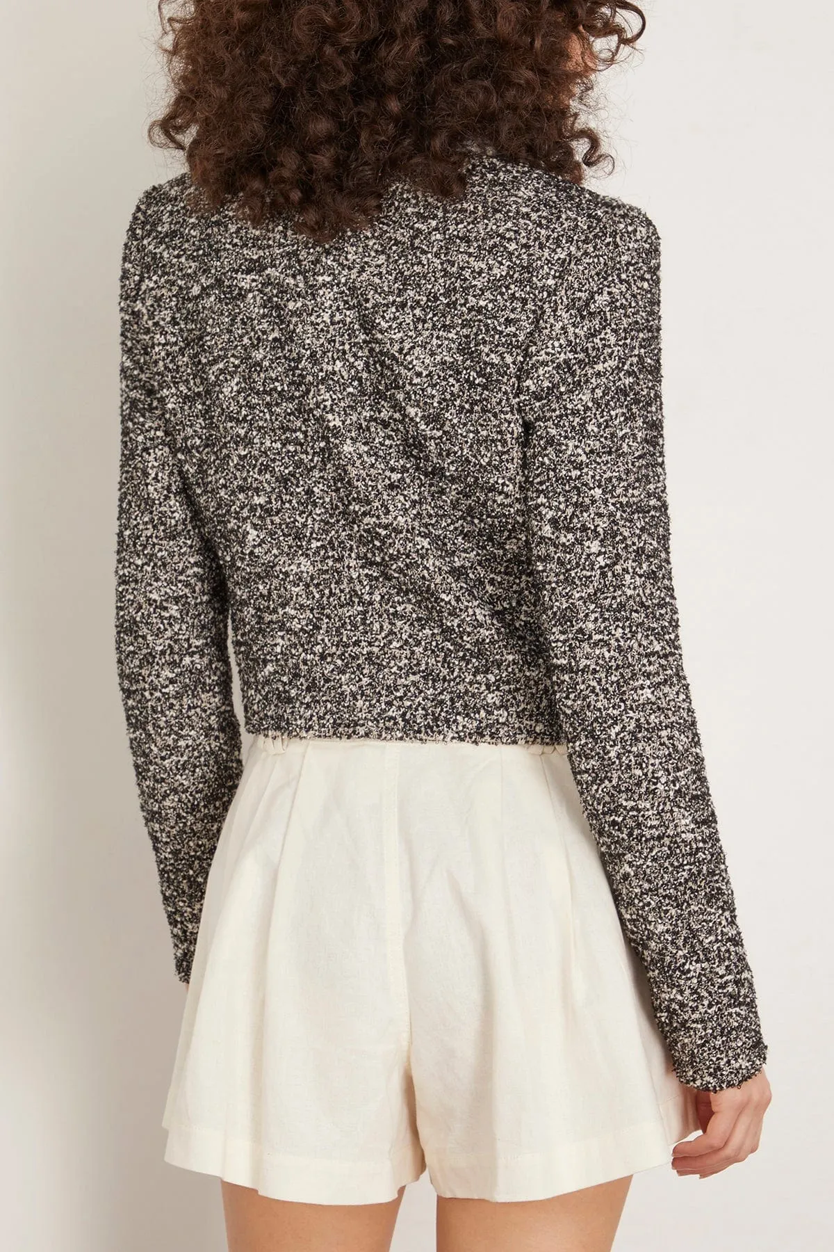Gwendoline Jacket in Black/Ecru