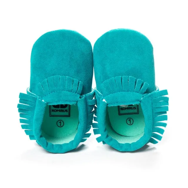 Leather Newborn Baby Moccasins Shoes Soft