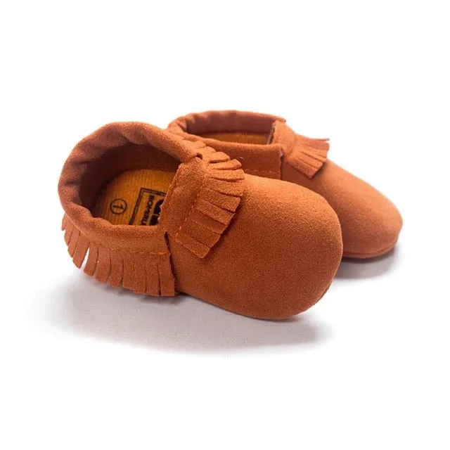 Leather Newborn Baby Moccasins Shoes Soft