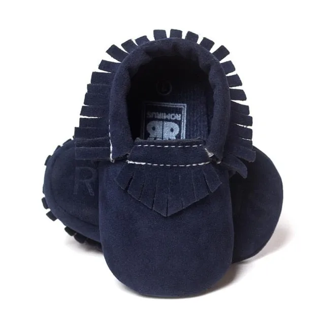 Leather Newborn Baby Moccasins Shoes Soft