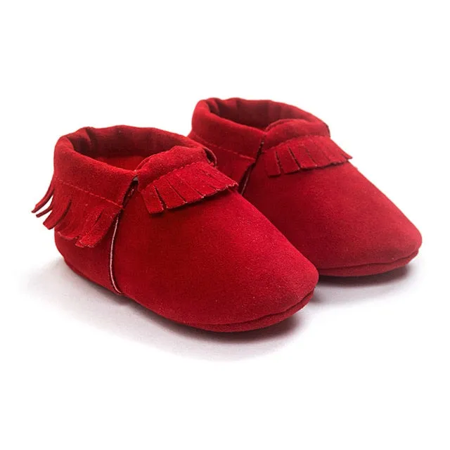 Leather Newborn Baby Moccasins Shoes Soft