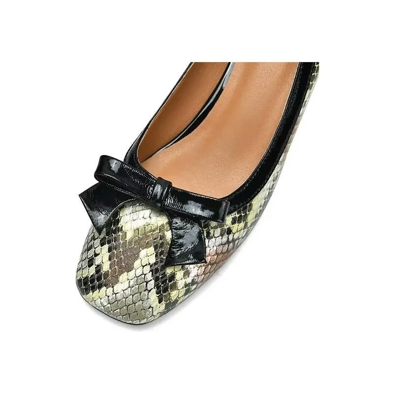 Leovante Patterned Luxe Heels
