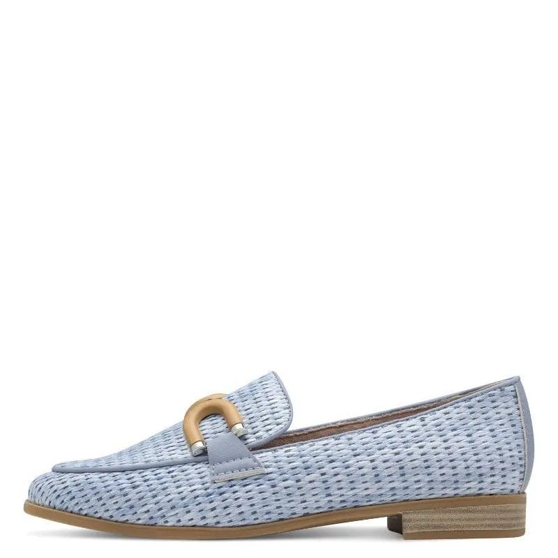 Marco Tozzi Womens Blue Loafer 2-24221-44