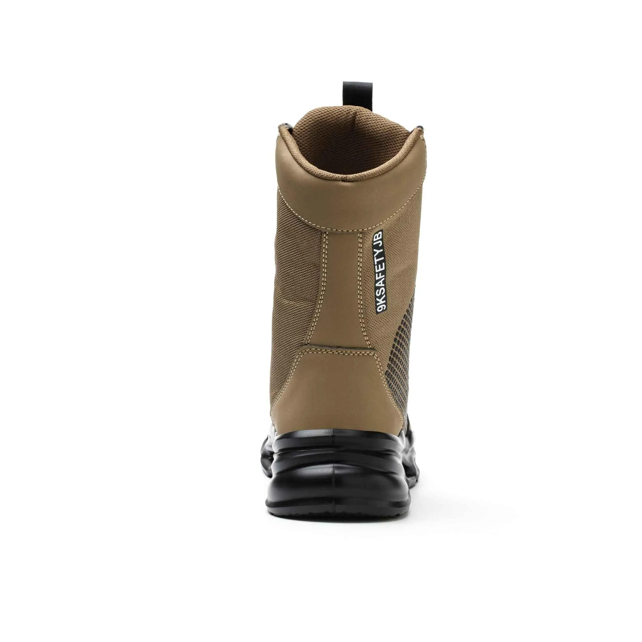 Men's 8-Inch Waterproof Steel Toe Work Boots - Slip-Resistant & Durable | B307