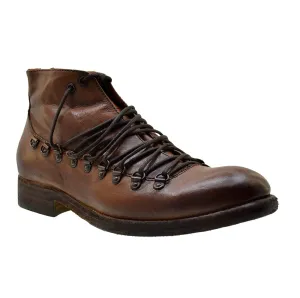 Men's Hiker Boots Jo Ghost 1356 Brown Wax Leather