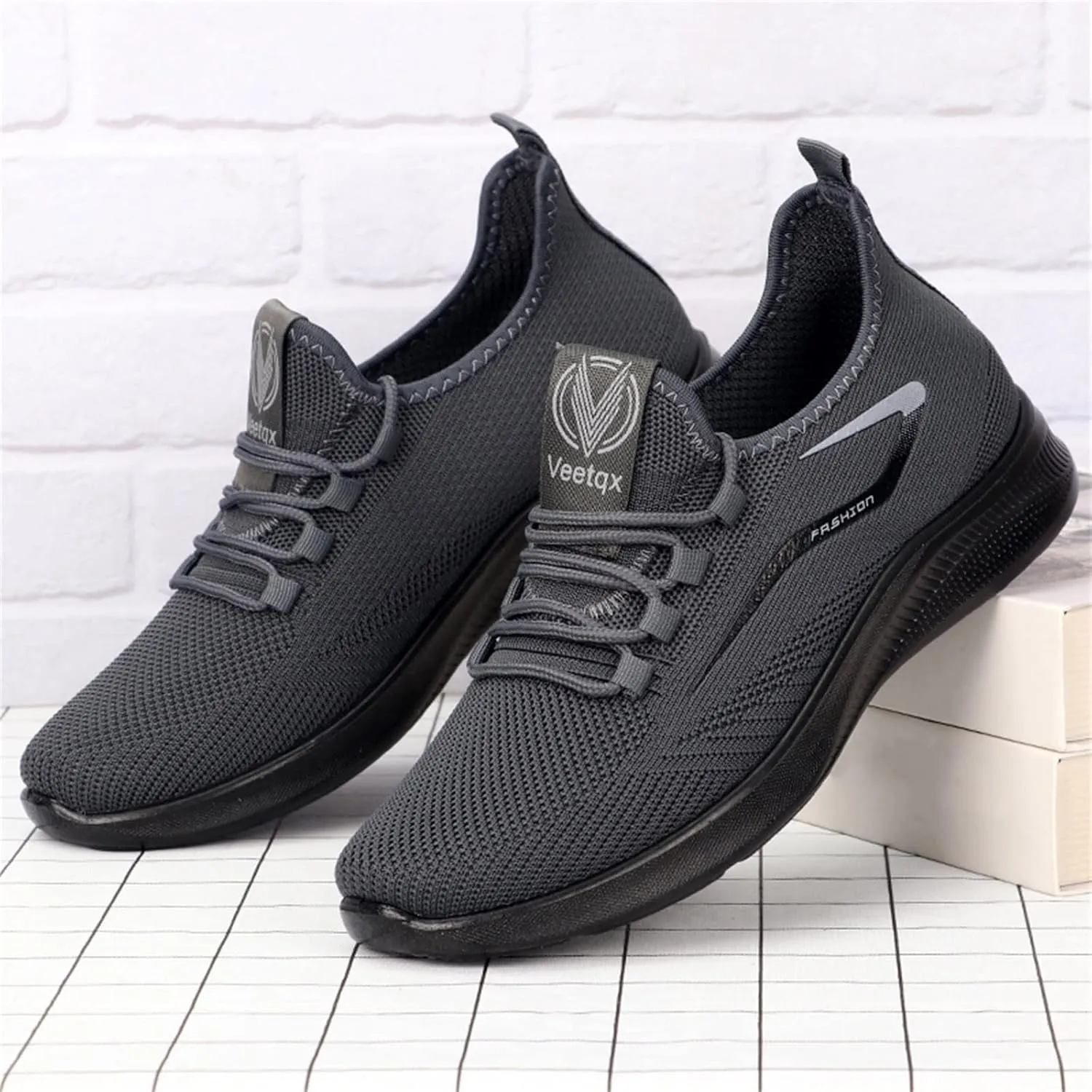 Mens Walking Shoes Mesh Oxfords Sneakers Lightweight Breathable Running Tennis Workout Casual Non Slip Shoes