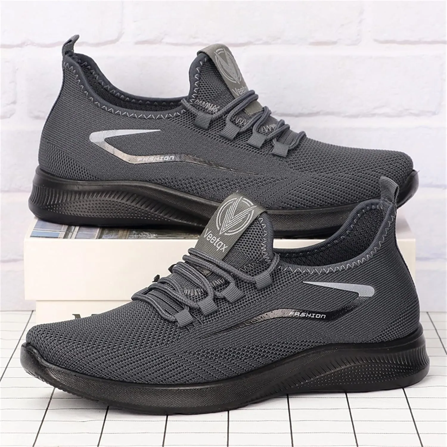 Mens Walking Shoes Mesh Oxfords Sneakers Lightweight Breathable Running Tennis Workout Casual Non Slip Shoes