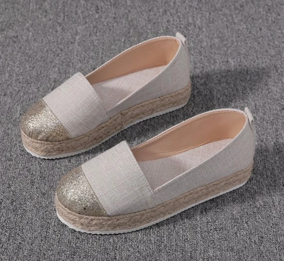 New Faux Suede Espadrilles Shoes  Casual Loafers