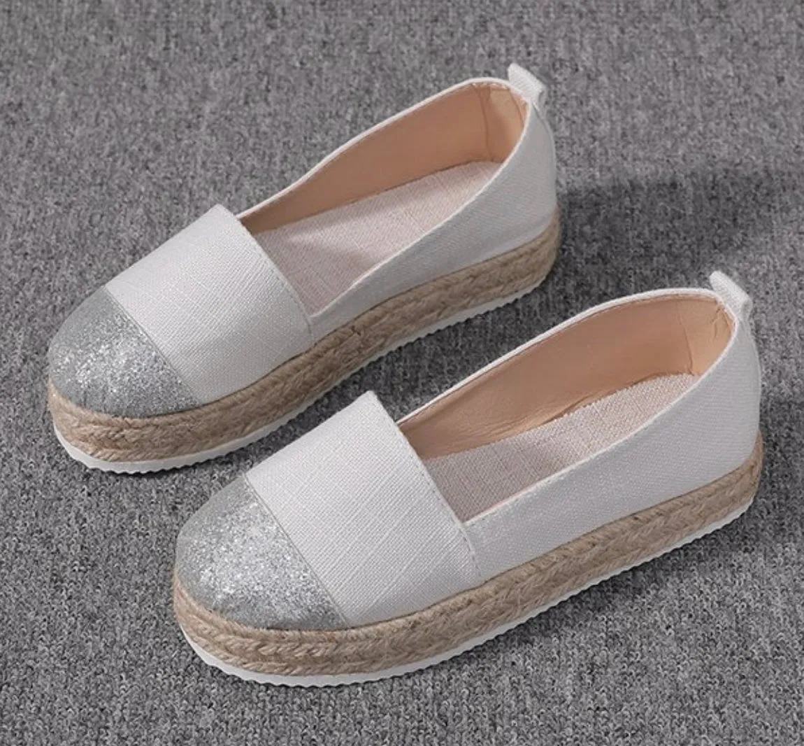 New Faux Suede Espadrilles Shoes  Casual Loafers